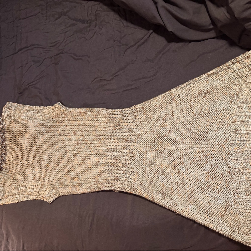 BCBGMaxAzria Beige Knit Bodycon Dress